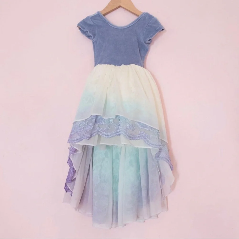Pleiades Dip Dyed Unicorn Eliza Blue/Purple‎ Dress